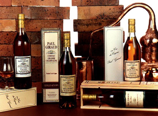 Cognac Paul Giraud product line