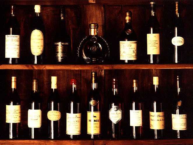 Cognac shelves