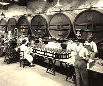 Bottling plant at Cognac Prunier