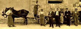 Cognac Prunier delivery in the 1920th...